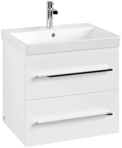 VILLEROY BOCH Avento toaletní skříňka, 2 výsuvy, 576 x 514 x 484 mm, lesklá bílá #A88900VE