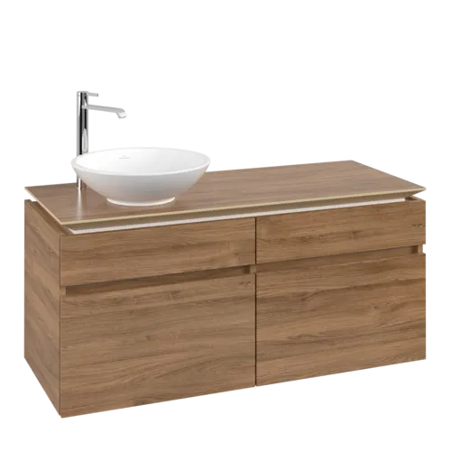 VILLEROY BOCH Legato toaletní skříňka, 4 výsuvy, 1200 x 550 x 500 mm, dub Kansas / dub Kansas #B58000RH
