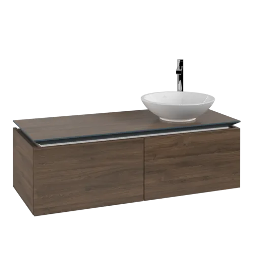VILLEROY BOCH Legato toaletní skříňka, 2 výsuvy, 1200 x 380 x 500 mm, Arizona Oak / Arizona Oak #B58100VH