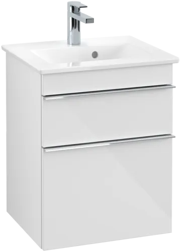 VILLEROY BOCH Venticello toaletní skříňka, 2 výsuvy, 466 x 590 x 425 mm, lesklá bílá / lesklá bílá #A92201DH