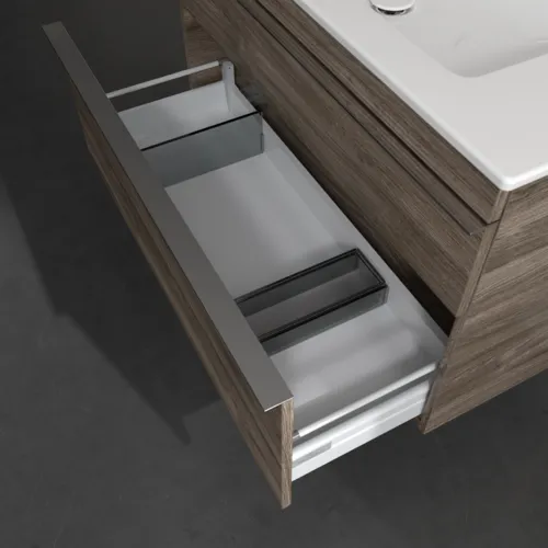 VILLEROY BOCH Toaletní skříňka Venticello, 2 výsuvy, 953 x 590 x 502 mm, Kamenný dub / Kamenný dub #A92601RK, obrázek 6