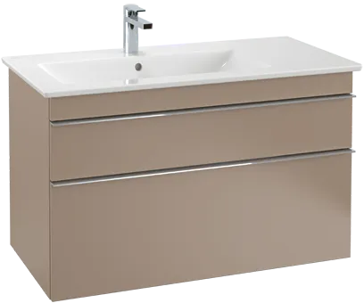 VILLEROY BOCH Toaletní skříňka Venticello, 2 výsuvy, 953 x 590 x 502 mm, Cashmere Grey / Cashmere Grey #A92701VN