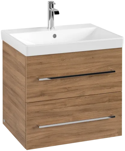 VILLEROY BOCH Avento toaletní skříňka, 2 výsuvy, 576 x 514 x 484 mm, dub Kansas #A88900RH