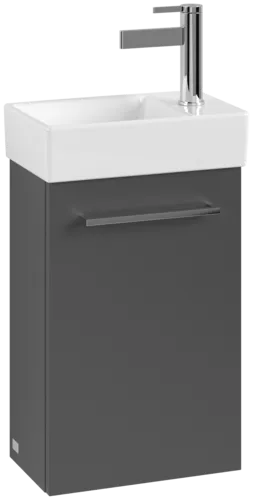 VILLEROY BOCH Avento toaletní skříňka, 1 dvířka, 340 x 514 x 234 mm, grafitová barva #A87600VR