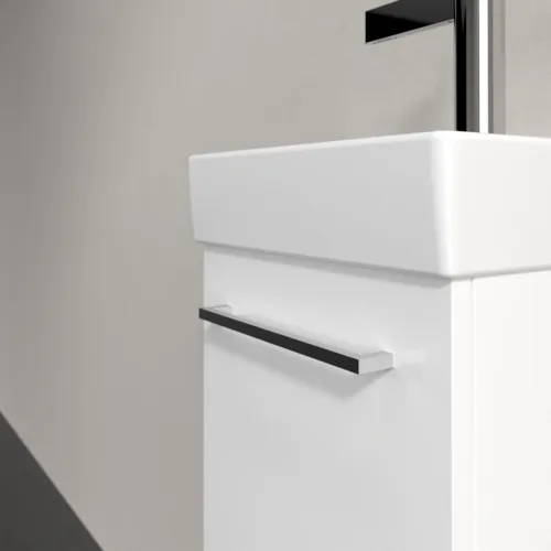 VILLEROY BOCH Avento toaletní skříňka, 1 dvířka, 340 x 514 x 234 mm, lesklá bílá #A87600VE, obrázek 5