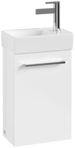 VILLEROY BOCH Avento toaletní skříňka, 1 dvířka, 340 x 514 x 234 mm, lesklá bílá #A87600VE