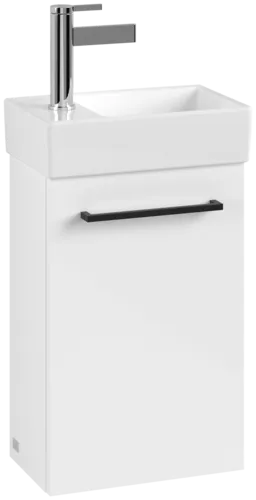 VILLEROY BOCH Avento toaletní skříňka, 1 dvířka, 340 x 514 x 234 mm, lesklá bílá #A87611VE