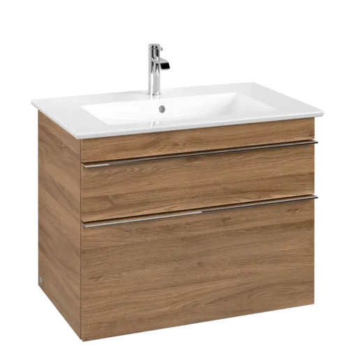 VILLEROY BOCH Toaletní skříňka Venticello, 2 výsuvy, 753 x 590 x 502 mm, dub Kansas / dub Kansas #A92501RH