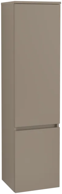 VILLEROY BOCH Vysoká skříň Legato, 2 dveře, 400 x 1550 x 350 mm, lanýžově šedá / lanýžově šedá #B73000VG