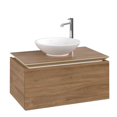 VILLEROY BOCH Legato toaletní skříňka, 1 zásuvka, 800 x 380 x 500 mm, dub Kansas / dub Kansas #B60100RH