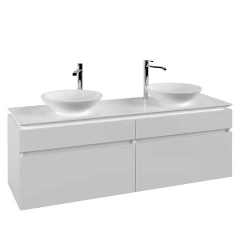 VILLEROY BOCH Legato toaletní skříňka, 4 výsuvy, 1600 x 550 x 500 mm, bílá matná / bílá matná #B60000MS