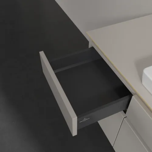 VILLEROY BOCH Legato toaletní skříňka, s osvětlením, 5 výsuvů, 1400 x 550 x 500 mm, Soft Grey / Soft Grey #B685L0VK, obrázek 6