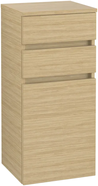 VILLEROY BOCH Boční skříňka Legato, 1 dvířka, 2 zásuvky, 400 x 870 x 350 mm, severský dub / severský dub #B72801VJ