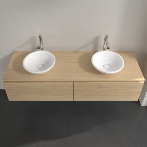 VILLEROY BOCH Legato toaletní skříňka, 2 výsuvy, 1600 x 380 x 500 mm, severský dub / severský dub #B59900VJ, obrázek 4