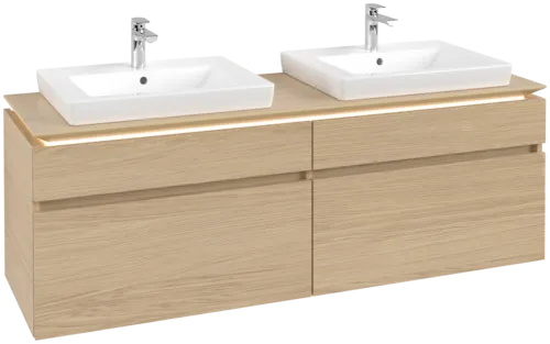 VILLEROY BOCH Legato toaletní skříňka, s osvětlením, 4 výsuvy, 1600 x 550 x 500 mm, severský dub / severský dub #B693L0VJ