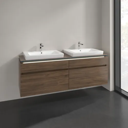 VILLEROY BOCH Legato toaletní skříňka, s osvětlením, 4 výsuvy, 1600 x 550 x 500 mm, Arizona Oak / Arizona Oak #B693L0VH, obrázek 2