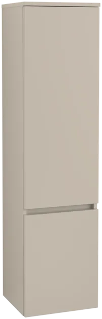 VILLEROY BOCH Vysoká skříň Legato, 2 dveře, 400 x 1550 x 350 mm, Soft Grey / Soft Grey #B73001VK