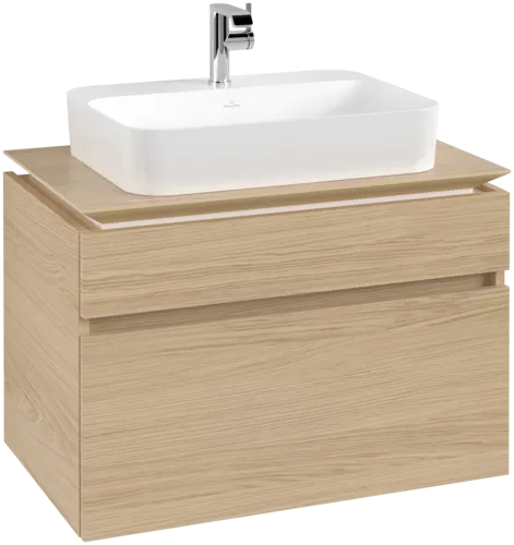 VILLEROY BOCH Legato toaletní skříňka, 2 výsuvy, 800 x 550 x 500 mm, severský dub / severský dub #B75400VJ