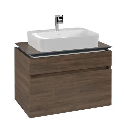 VILLEROY BOCH Legato toaletní skříňka, 2 výsuvy, 800 x 550 x 500 mm, Arizona Oak / Arizona Oak #B75400VH