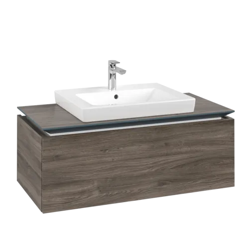 VILLEROY BOCH Legato toaletní skříňka, 1 zásuvka, 1000 x 380 x 500 mm, Kamenný dub / Kamenný dub #B68000RK