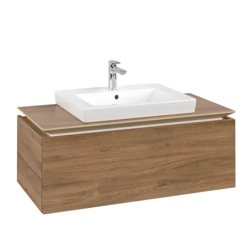 VILLEROY BOCH Legato toaletní skříňka, 1 zásuvka, 1000 x 380 x 500 mm, dub Kansas / dub Kansas #B68000RH