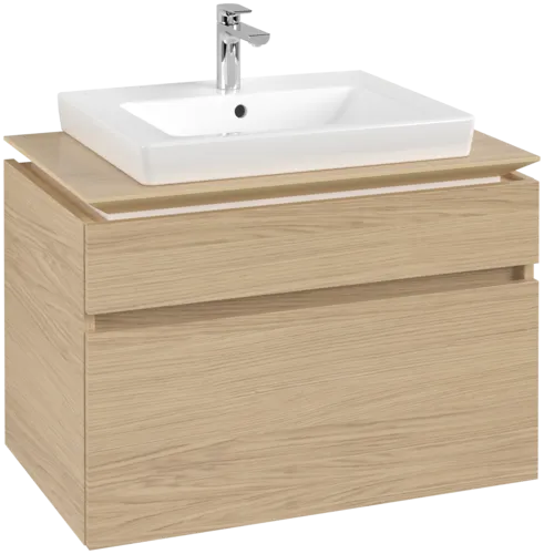 VILLEROY BOCH Legato toaletní skříňka, 2 výsuvy, 800 x 550 x 500 mm, severský dub / severský dub #B67900VJ