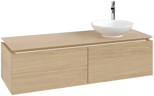 VILLEROY BOCH Legato toaletní skříňka, 2 výsuvy, 1400 x 380 x 500 mm, severský dub / severský dub #B58900VJ