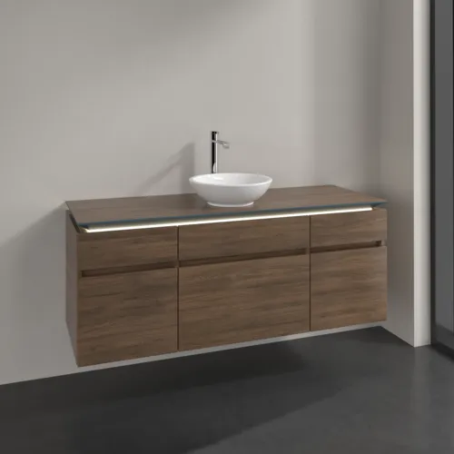 VILLEROY BOCH Legato toaletní skříňka, s osvětlením, 5 výsuvů, 1400 x 550 x 500 mm, Arizona Oak / Arizona Oak #B586L0VH, obrázek 2