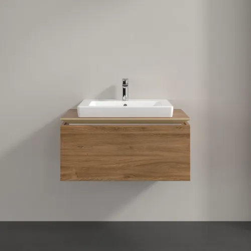 VILLEROY BOCH Legato toaletní skříňka, 1 zásuvka, 800 x 380 x 500 mm, dub Kansas / dub Kansas #B67800RH, obrázek 3