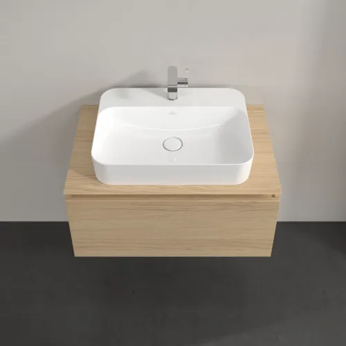VILLEROY BOCH Legato toaletní skříňka, 1 zásuvka, 800 x 380 x 500 mm, severský dub / severský dub #B75300VJ, obrázek 4
