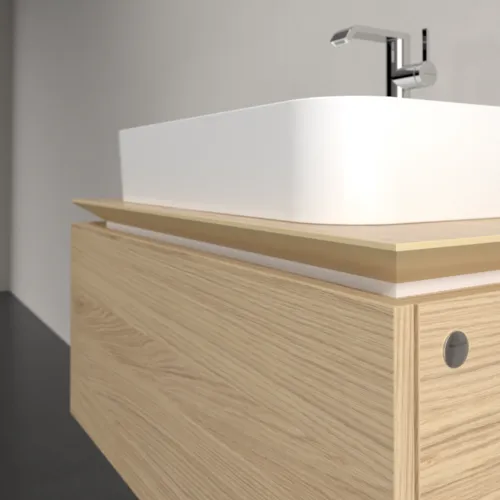 VILLEROY BOCH Legato toaletní skříňka, 1 zásuvka, 800 x 380 x 500 mm, severský dub / severský dub #B75300VJ, obrázek 5