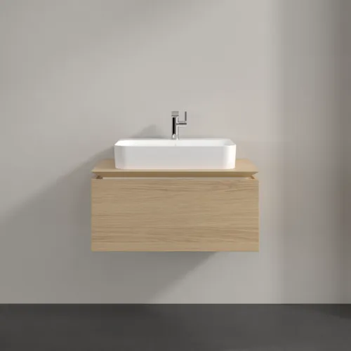 VILLEROY BOCH Legato toaletní skříňka, 1 zásuvka, 800 x 380 x 500 mm, severský dub / severský dub #B75300VJ, obrázek 3