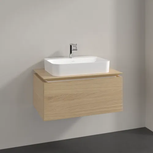 VILLEROY BOCH Legato toaletní skříňka, 1 zásuvka, 800 x 380 x 500 mm, severský dub / severský dub #B75300VJ, obrázek 2