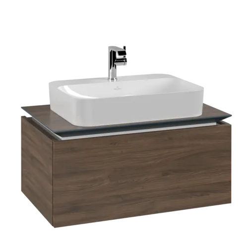 VILLEROY BOCH Legato toaletní skříňka, 1 zásuvka, 800 x 380 x 500 mm, Arizona Oak / Arizona Oak #B75300VH