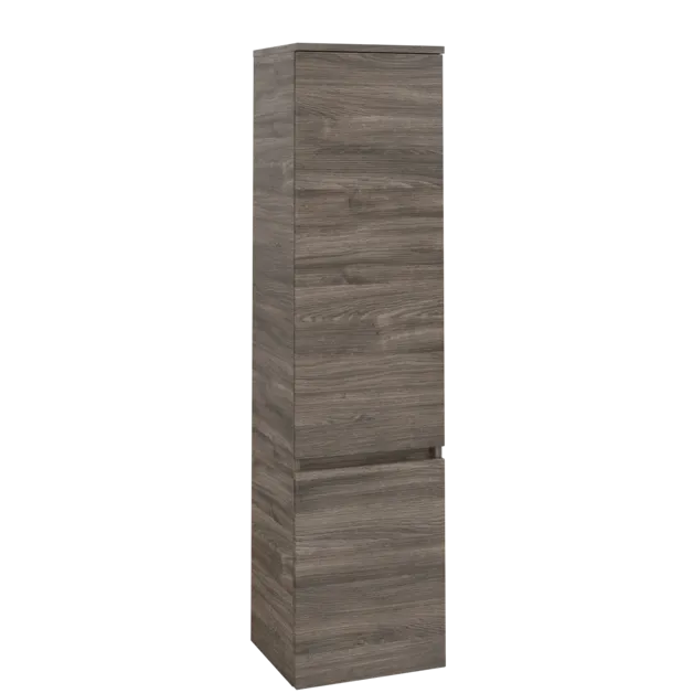 VILLEROY BOCH Vysoká skříň Legato, 2 dveře, 400 x 1550 x 350 mm, Kamenný dub / Kamenný dub #B73001RK