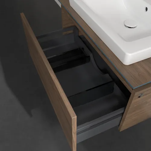 VILLEROY BOCH Legato toaletní skříňka, s osvětlením, 1 zásuvka, 800 x 380 x 500 mm, Arizona Oak / Arizona Oak #B678L0VH, obrázek 4