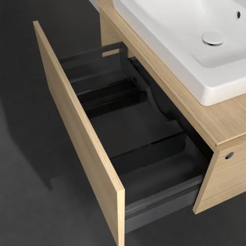 VILLEROY BOCH Legato toaletní skříňka, s osvětlením, 1 zásuvka, 800 x 380 x 500 mm, severský dub / severský dub #B678L0VJ, obrázek 4