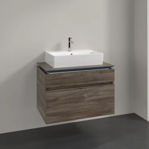 VILLEROY BOCH Legato toaletní skříňka, 2 výsuvy, 800 x 550 x 500 mm, Kamenný dub / Kamenný dub #B60200RK, obrázek 2