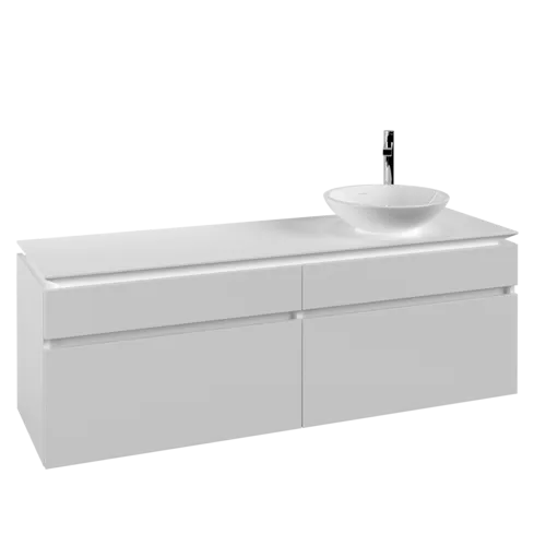 VILLEROY BOCH Legato toaletní skříňka, 4 výsuvy, 1600 x 550 x 500 mm, bílá matná / bílá matná #B59800MS
