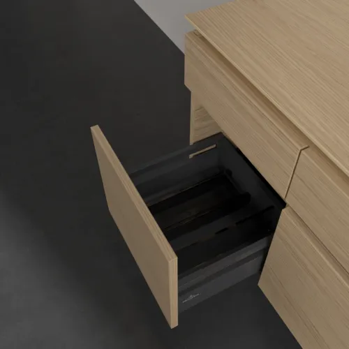 VILLEROY BOCH Legato toaletní skříňka, 5 výsuvů, 1400 x 550 x 500 mm, severský dub / severský dub #B58600VJ, obrázek 6
