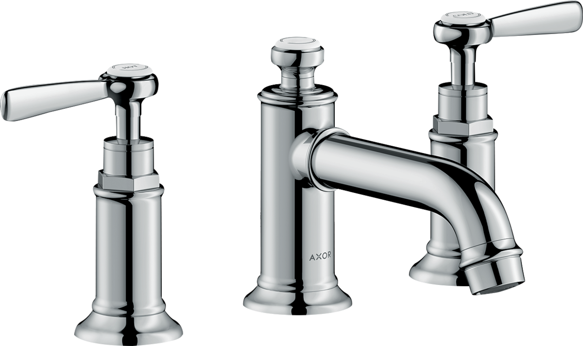 Obrázek HANSGROHE AXOR Montreux 3-otvorová umyvadlová baterie 30 s výpustí #16535000 - chrom