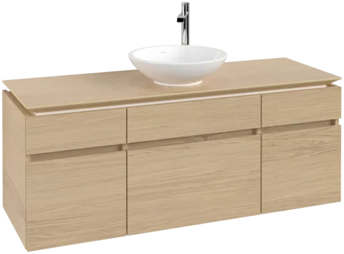 VILLEROY BOCH Legato toaletní skříňka, 5 výsuvů, 1400 x 550 x 500 mm, severský dub / severský dub #B58600VJ