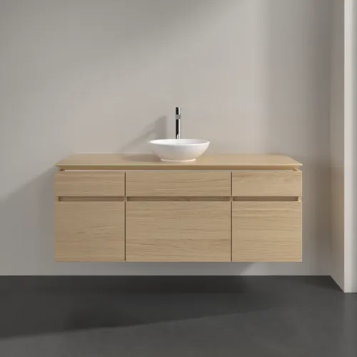 VILLEROY BOCH Legato toaletní skříňka, 5 výsuvů, 1400 x 550 x 500 mm, severský dub / severský dub #B58600VJ, obrázek 3