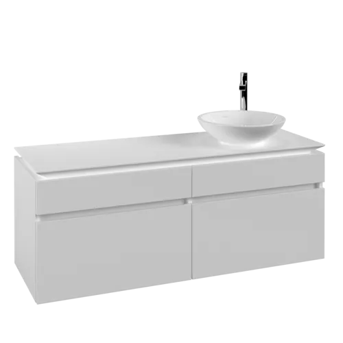 VILLEROY BOCH Legato toaletní skříňka, 4 výsuvy, 1400 x 550 x 500 mm, bílá matná / bílá matná #B59000MS