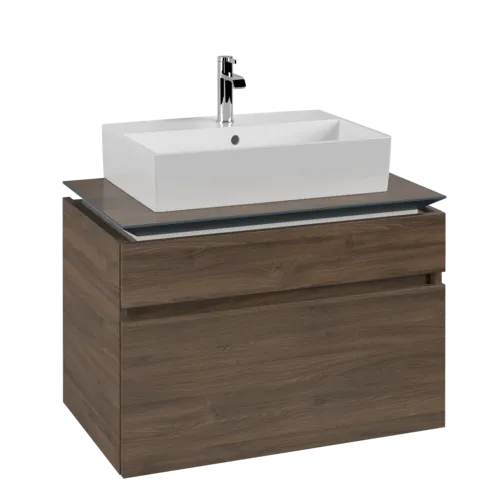VILLEROY BOCH Legato toaletní skříňka, 2 výsuvy, 800 x 550 x 500 mm, Arizona Oak / Arizona Oak #B60200VH
