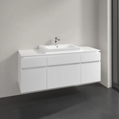 VILLEROY BOCH Legato toaletní skříňka, 5 výsuvů, 1400 x 550 x 500 mm, bílá matná / bílá matná #B68500MS, obrázek 2