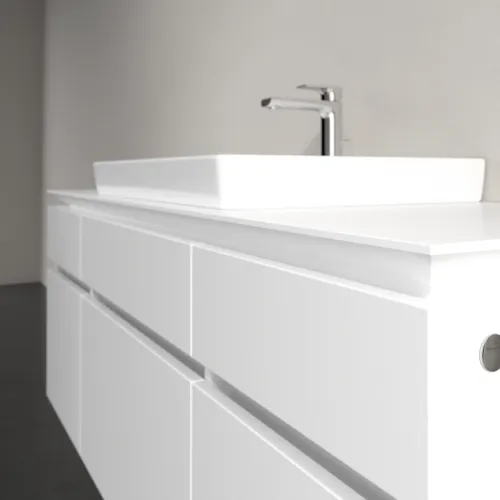 VILLEROY BOCH Legato toaletní skříňka, 5 výsuvů, 1400 x 550 x 500 mm, bílá matná / bílá matná #B68500MS, obrázek 5