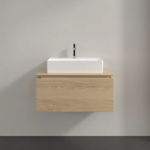 VILLEROY BOCH Legato toaletní skříňka, 1 zásuvka, 800 x 380 x 500 mm, severský dub / severský dub #B60100VJ, obrázek 3