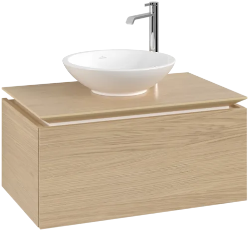 VILLEROY BOCH Legato toaletní skříňka, 1 zásuvka, 800 x 380 x 500 mm, severský dub / severský dub #B60100VJ