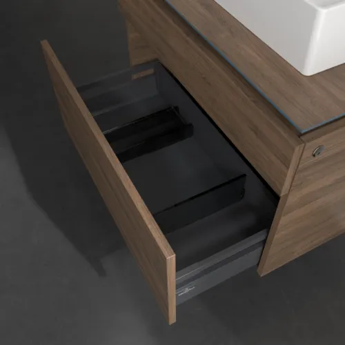 VILLEROY BOCH Legato toaletní skříňka, s osvětlením, 2 výsuvy, 800 x 550 x 500 mm, Arizona Oak / Arizona Oak #B602L0VH, obrázek 5